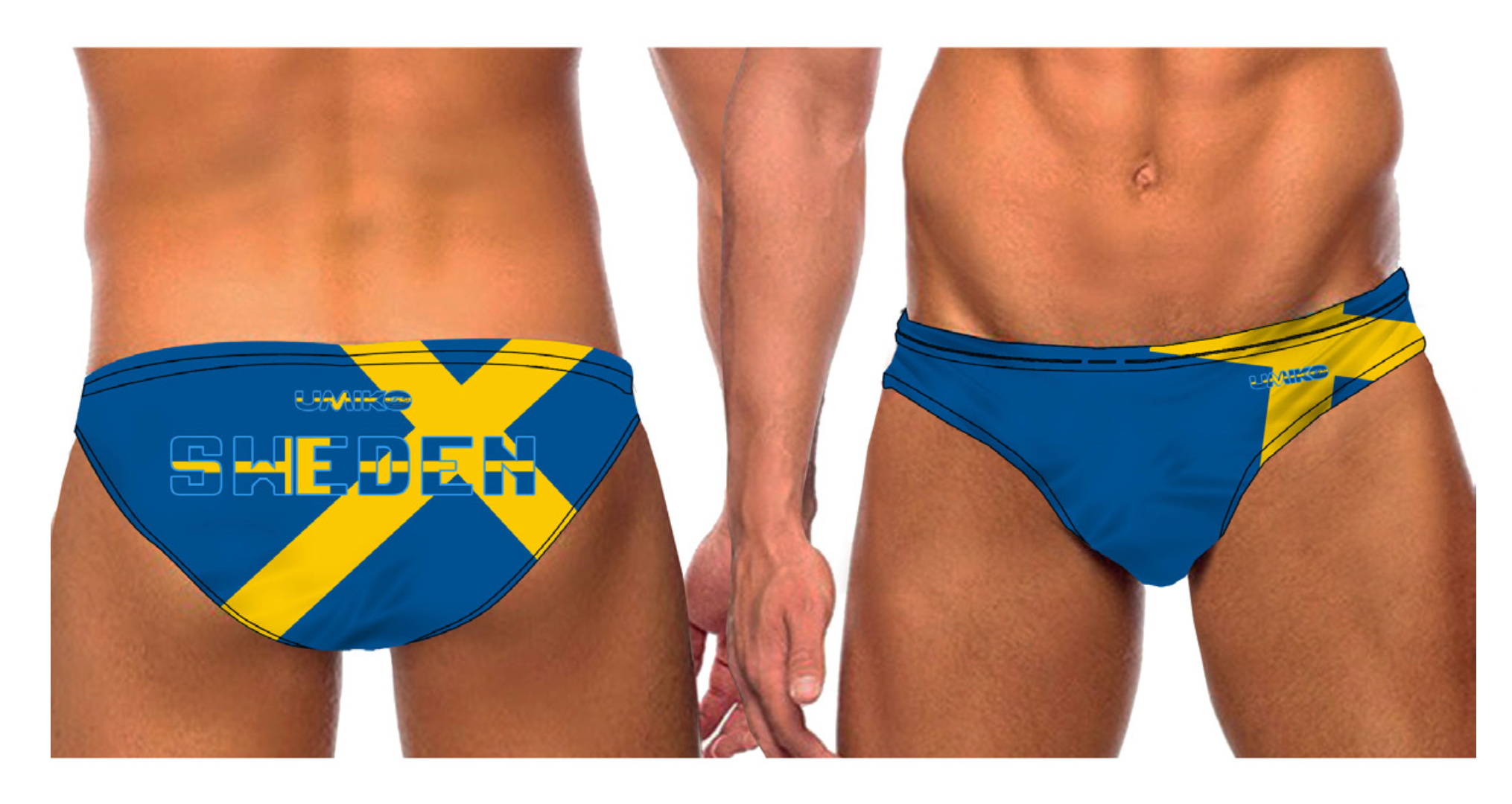 Nations Range - Sweden Water polo trunks – Umiko