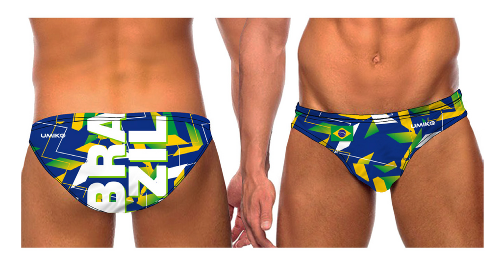 Nations Range - Brazil Water polo trunks – Umiko