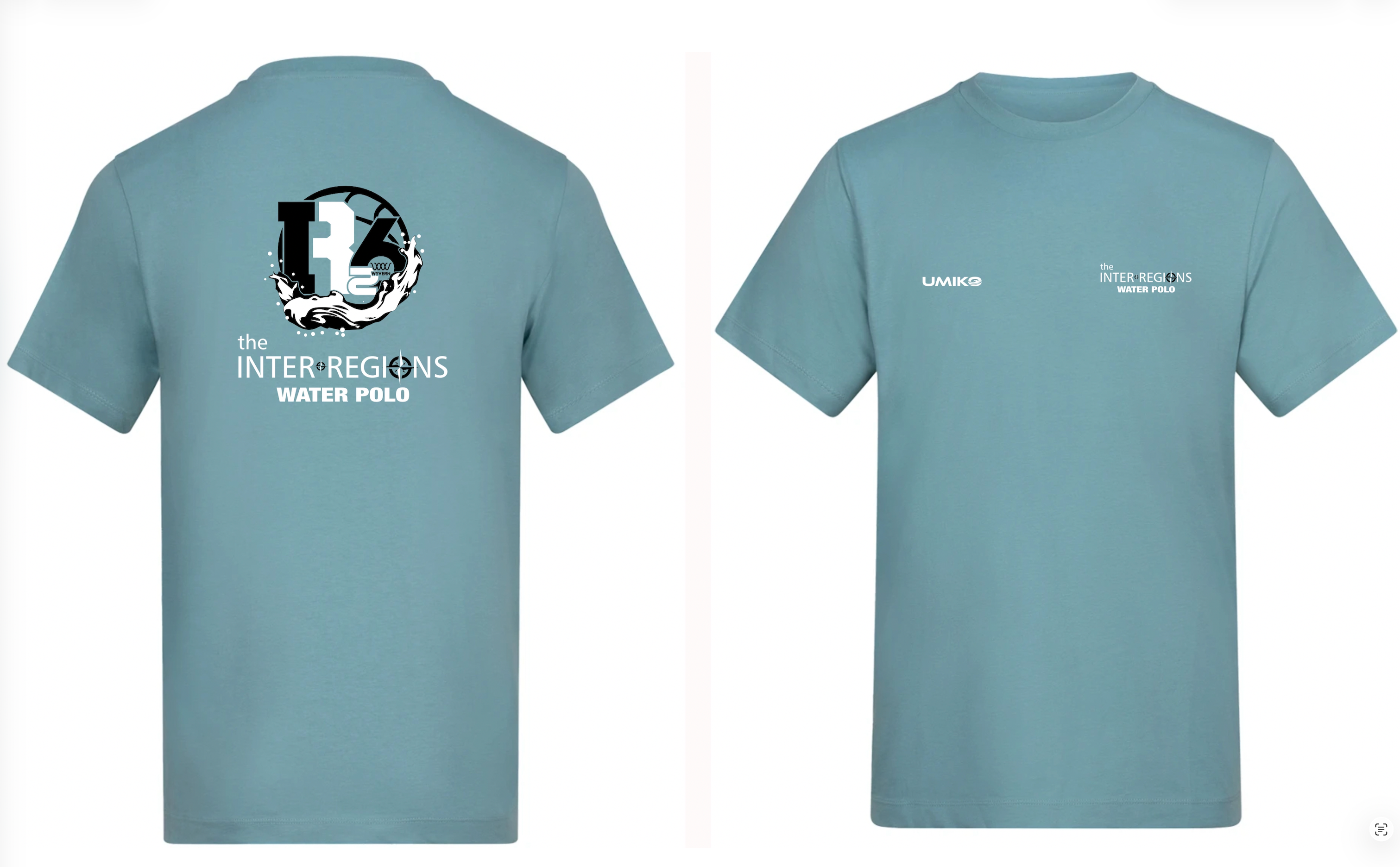 New 2026 - Inter Regions Water Polo - Performance T'shirt - Seafoam Green