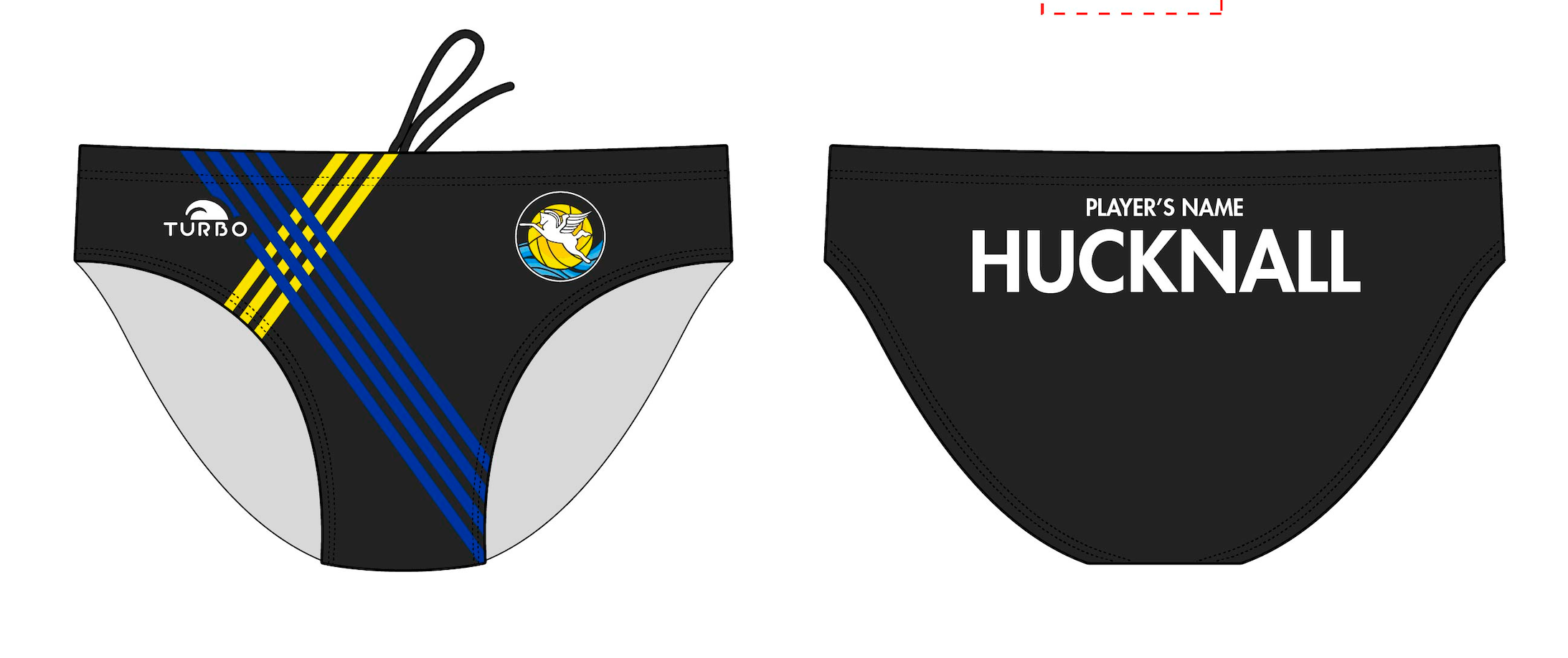 Hucknall - Water Polo Trunks - Turbo