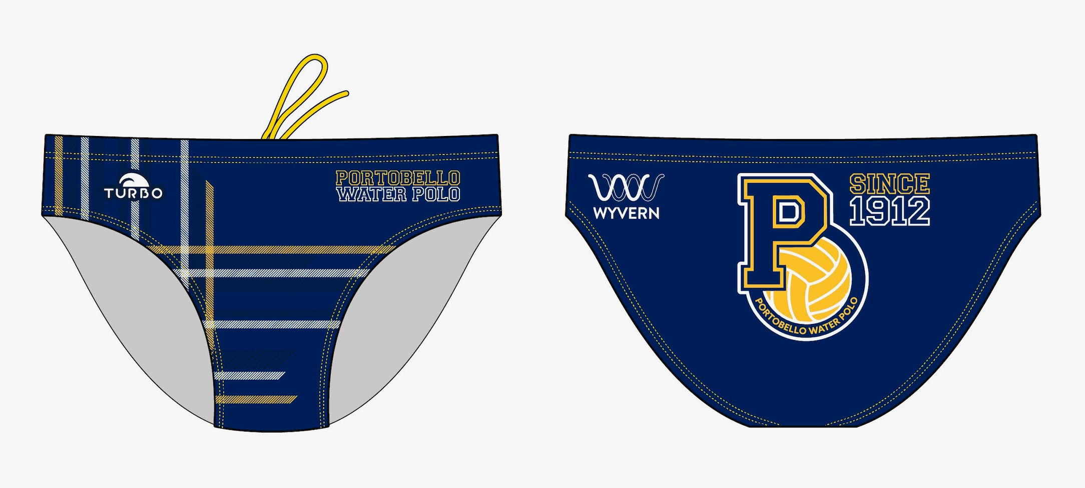 Portobello - Water Polo Trunks - Turbo