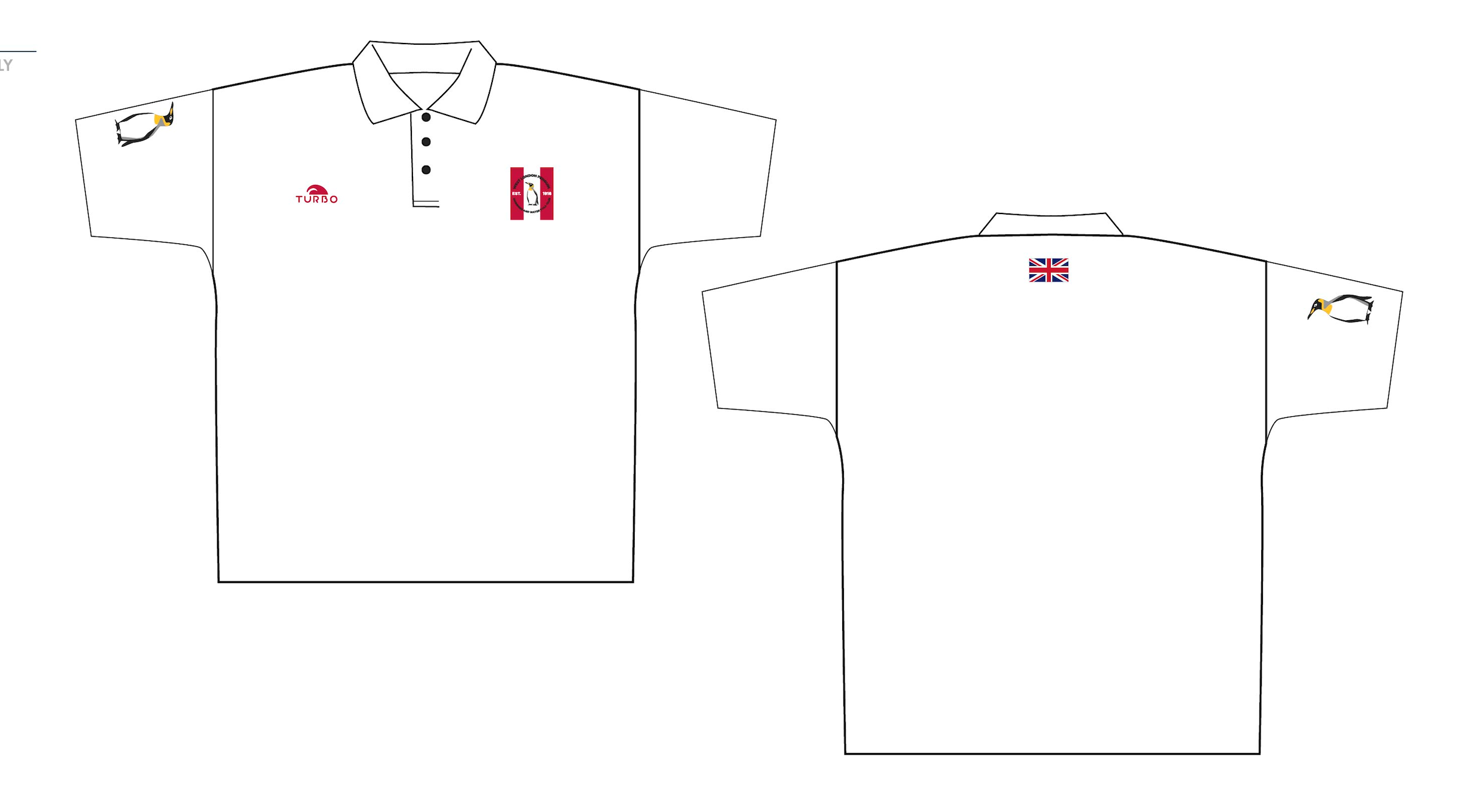 West London Penguin - Turbo Tech Polo Shirt - White
