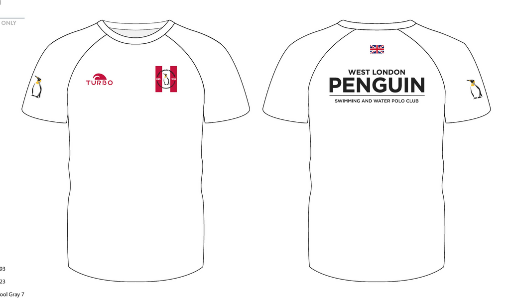 West London Penguin - Turbo Tech T-Shirt - White