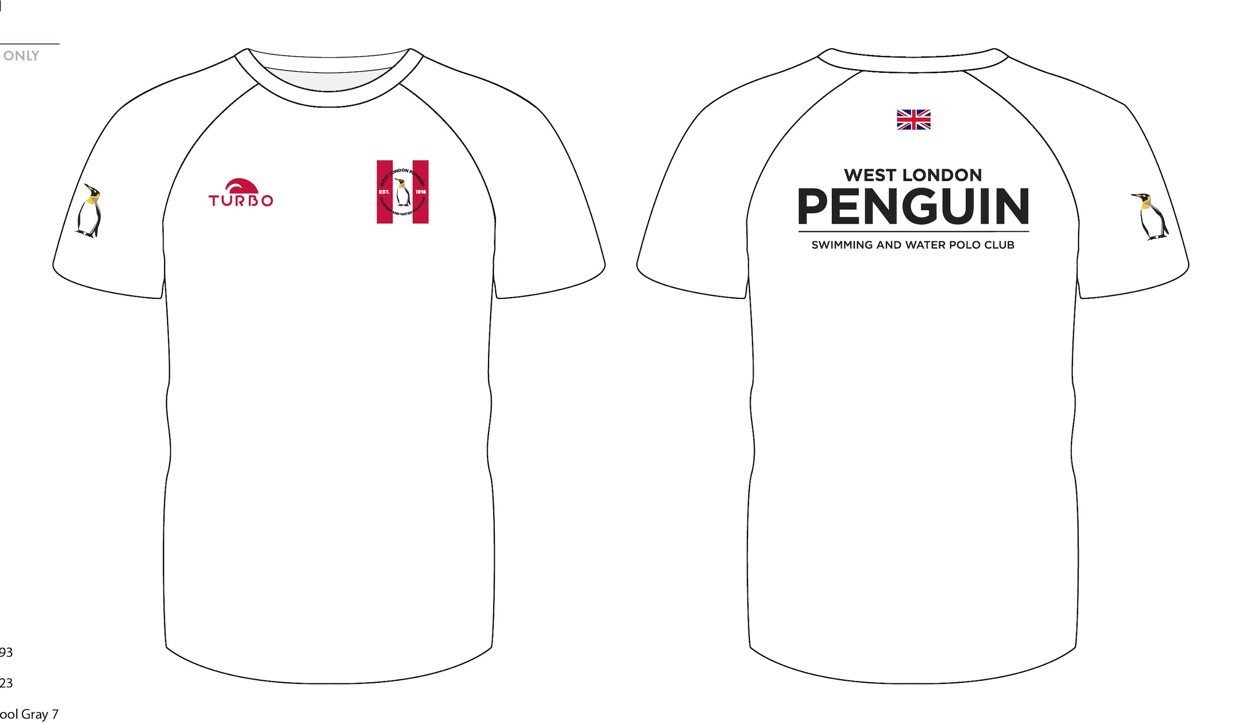West London Penguin - Turbo Tech T-Shirt - White