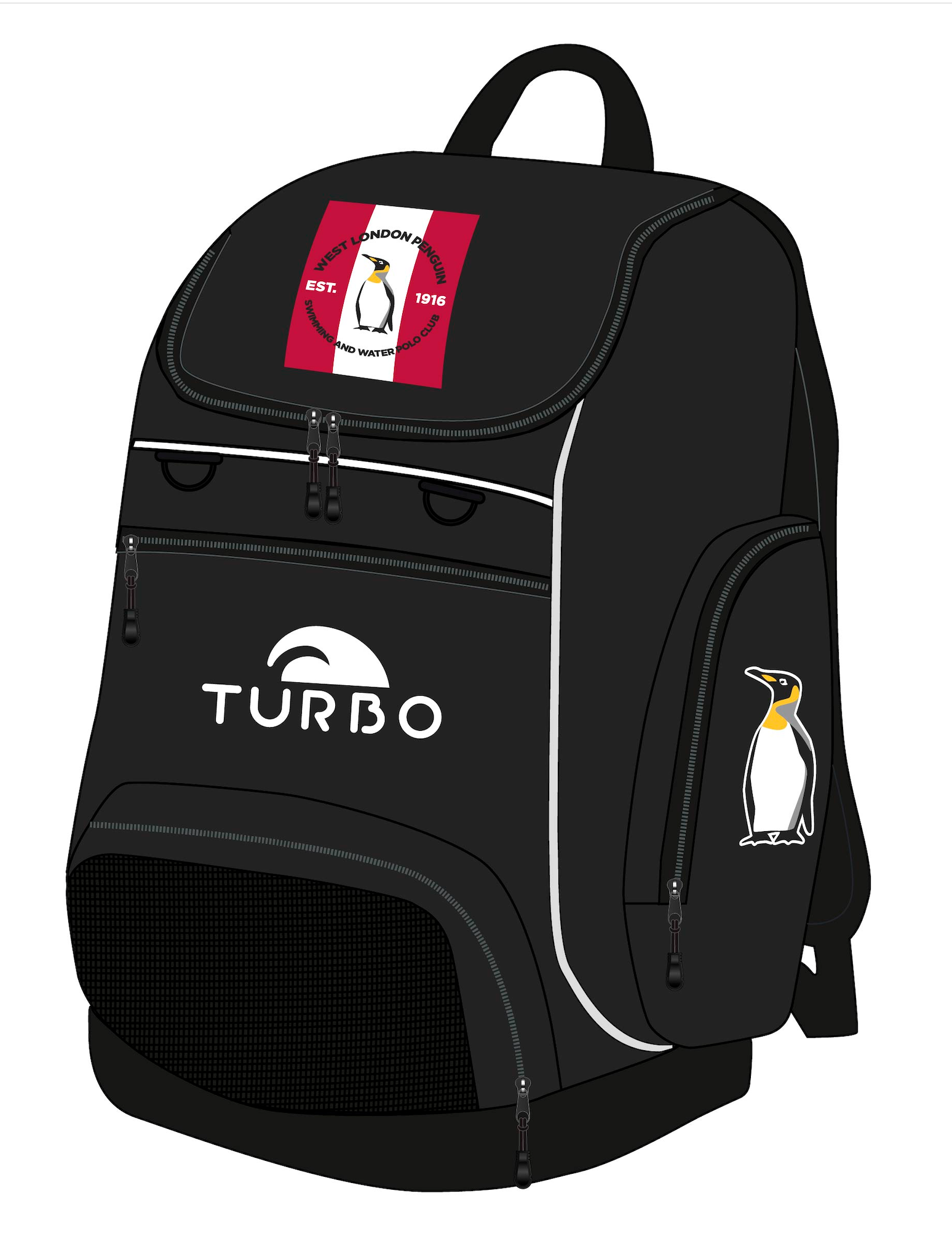 West London Penguin - Phoenix Backpack - Turbo