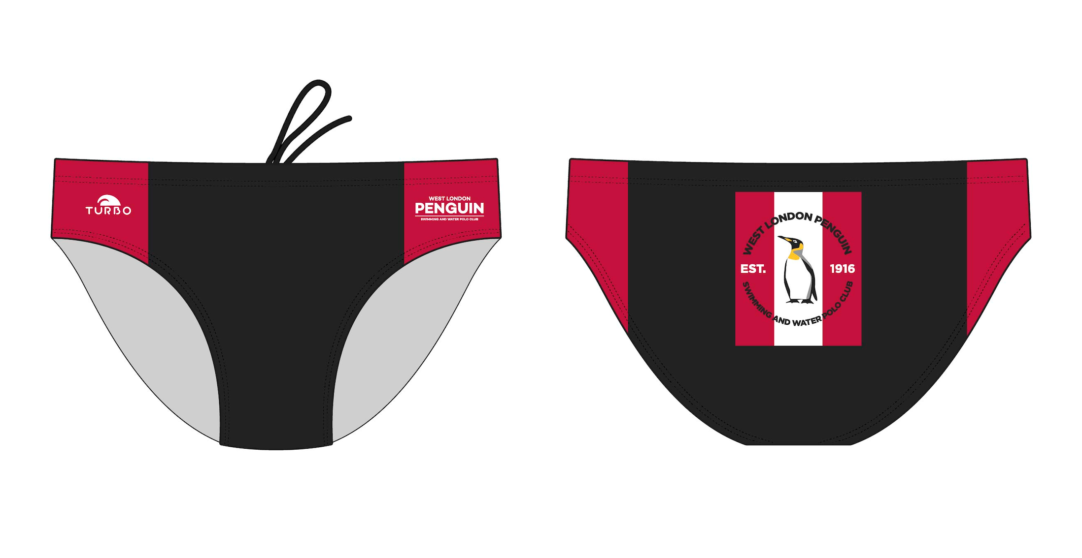 West London Penguin - Water Polo Trunks - Turbo