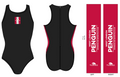 West London Penguin - Turbo Elite Water Polo Costume - Black