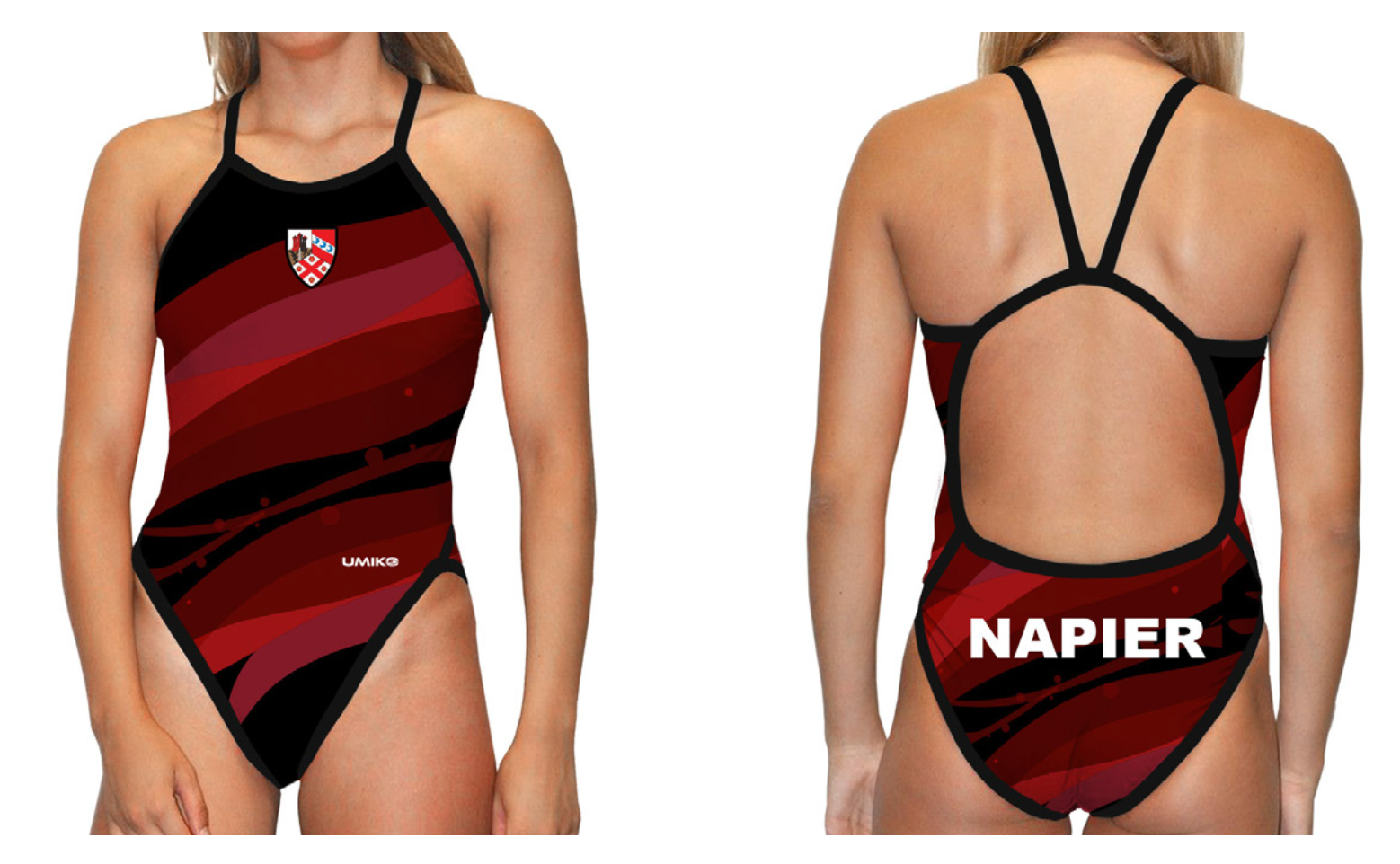 Edinburgh Napier – Thin Strap Swimming Costume - Umiko