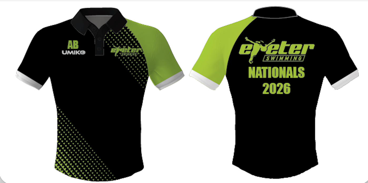 Exeter SC - Team Coaches 'Nationals 2026' Tech Polo shirt - Ladies/ Girls