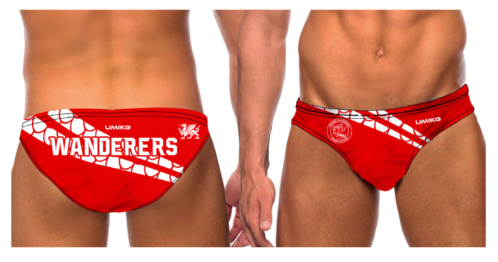 NEW Welsh Wanderers Men’s Water Polo Trunks – Umiko