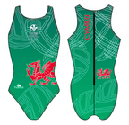 Wales Junior Women - Water Polo Plus Costume - Turbo