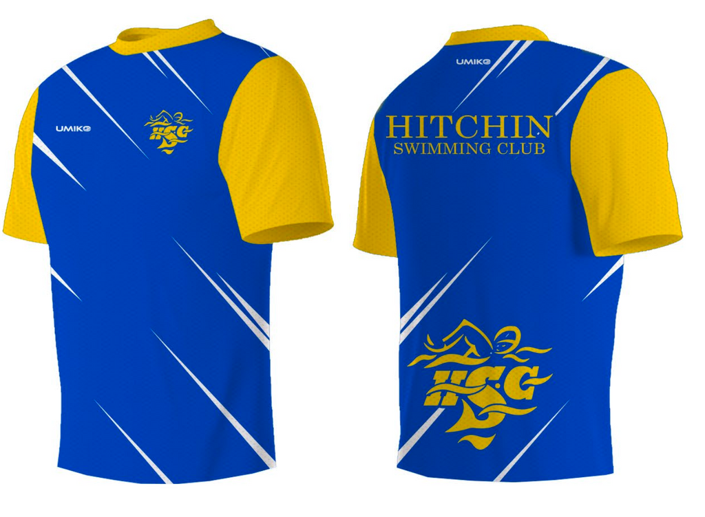 Hitchin Swimming Club – Unisex Tech T’shirt – Umiko