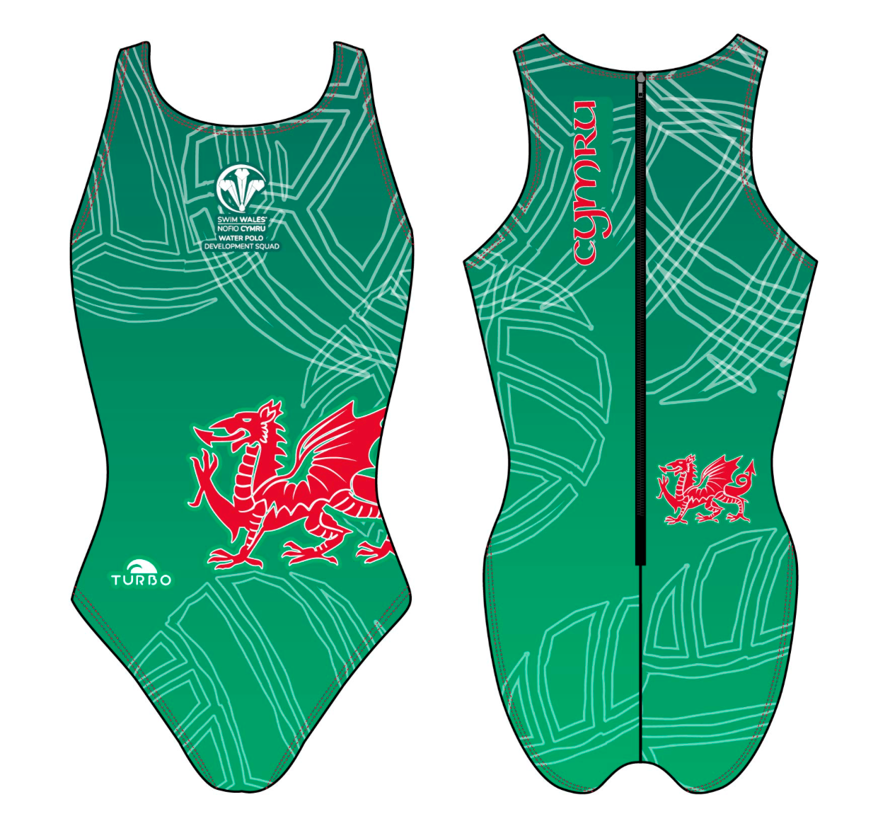 Wales Junior Women Competition - Water Polo Plus Costume - Turbo