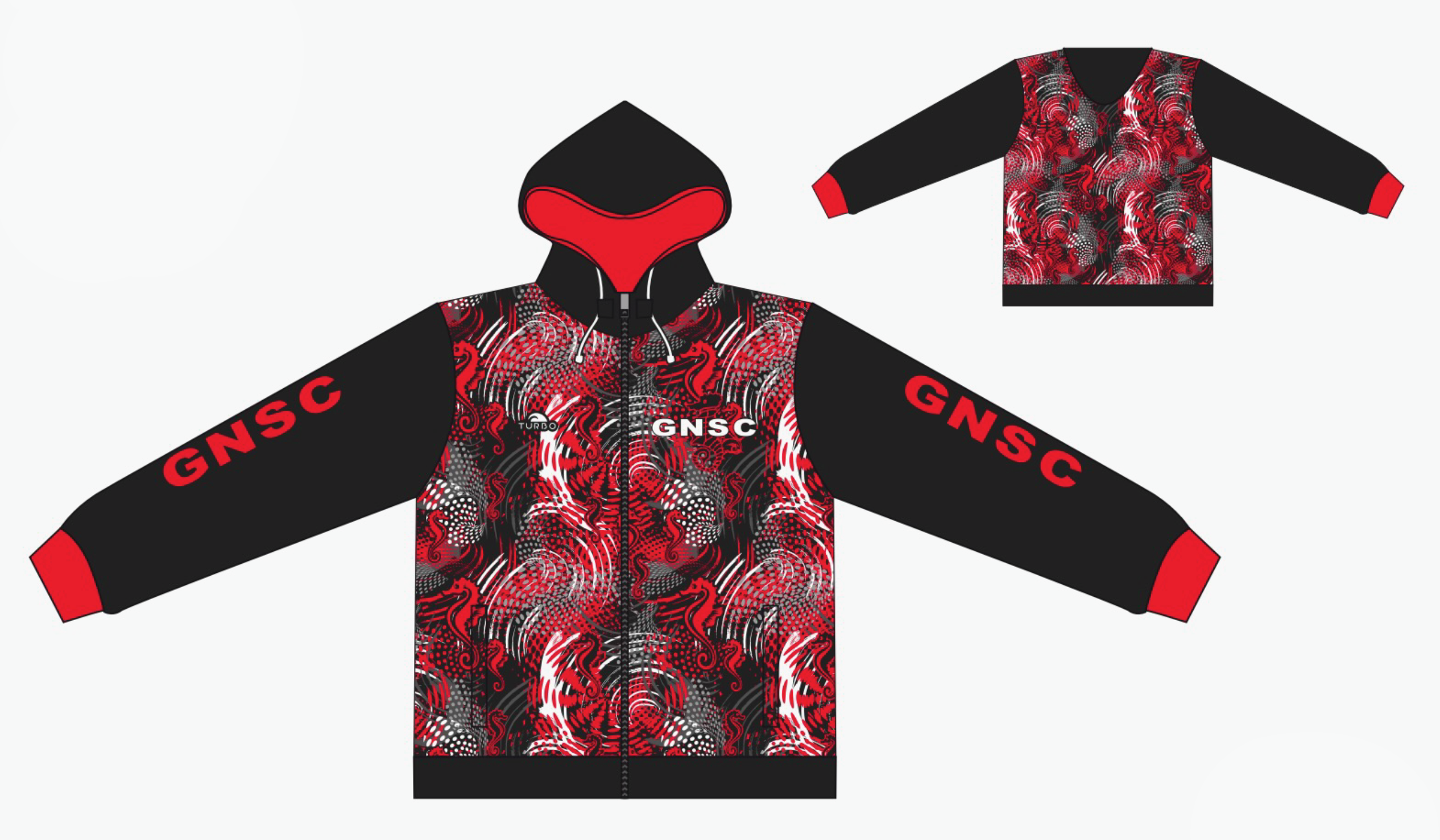 GNSC - Tech Zipped Hoodie - Turbo