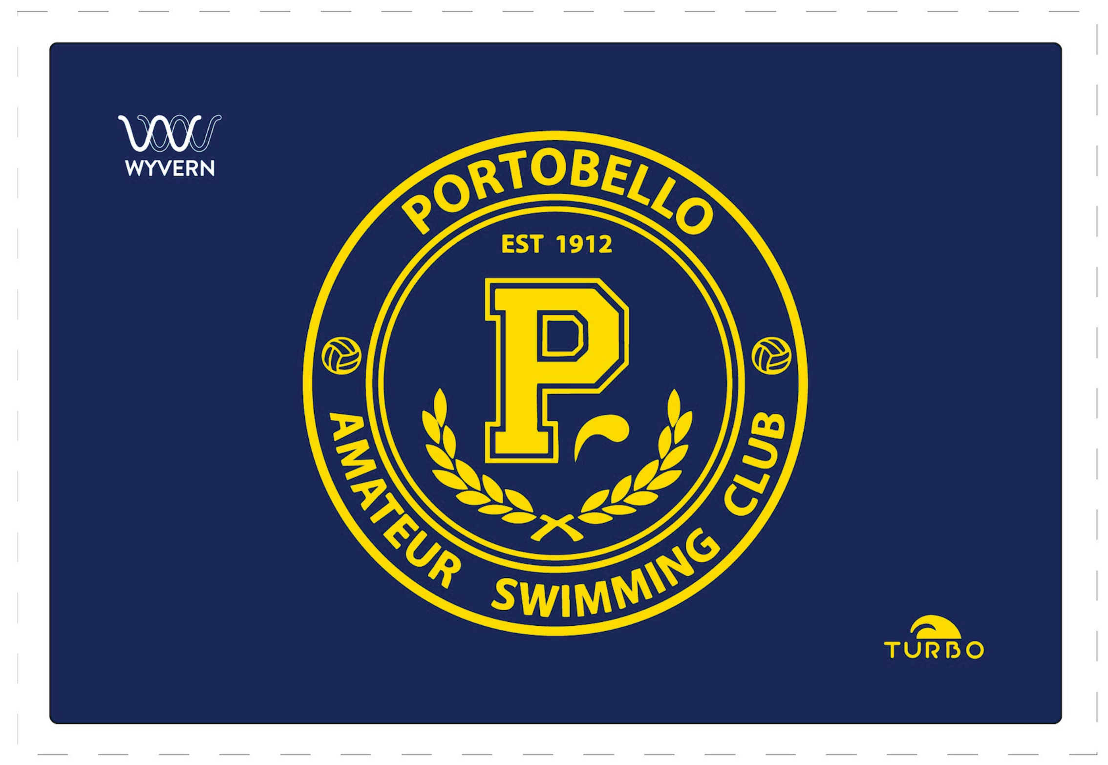 Portobello Swimming Club - Microfibre / Cotton Towel - Turbo