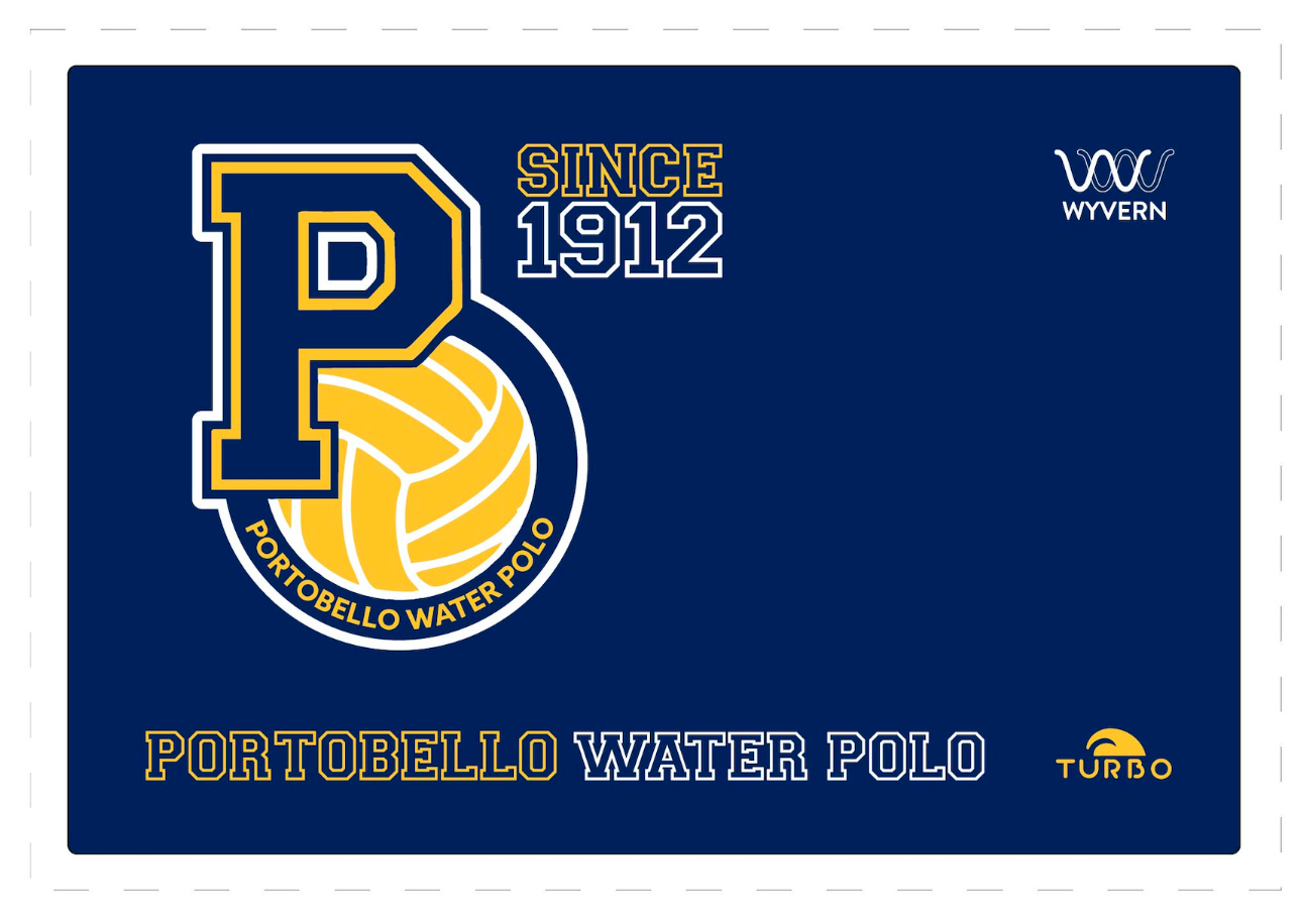 Portobello Water Polo - Microfibre / Cotton Towel - Turbo