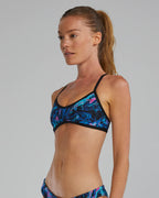 TYR Women's Durafast Elite® TrinityFit Top Marmaris - Blue/Pink