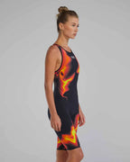 TYR Womens Venzo Infrared Openback Kneeskin - Fire