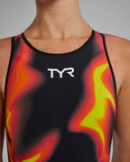 TYR Womens Venzo Infrared Openback Kneeskin - Fire