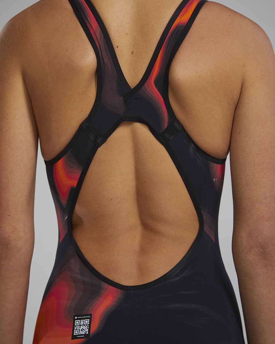 TYR Womens Venzo Infrared Openback Kneeskin - Fire