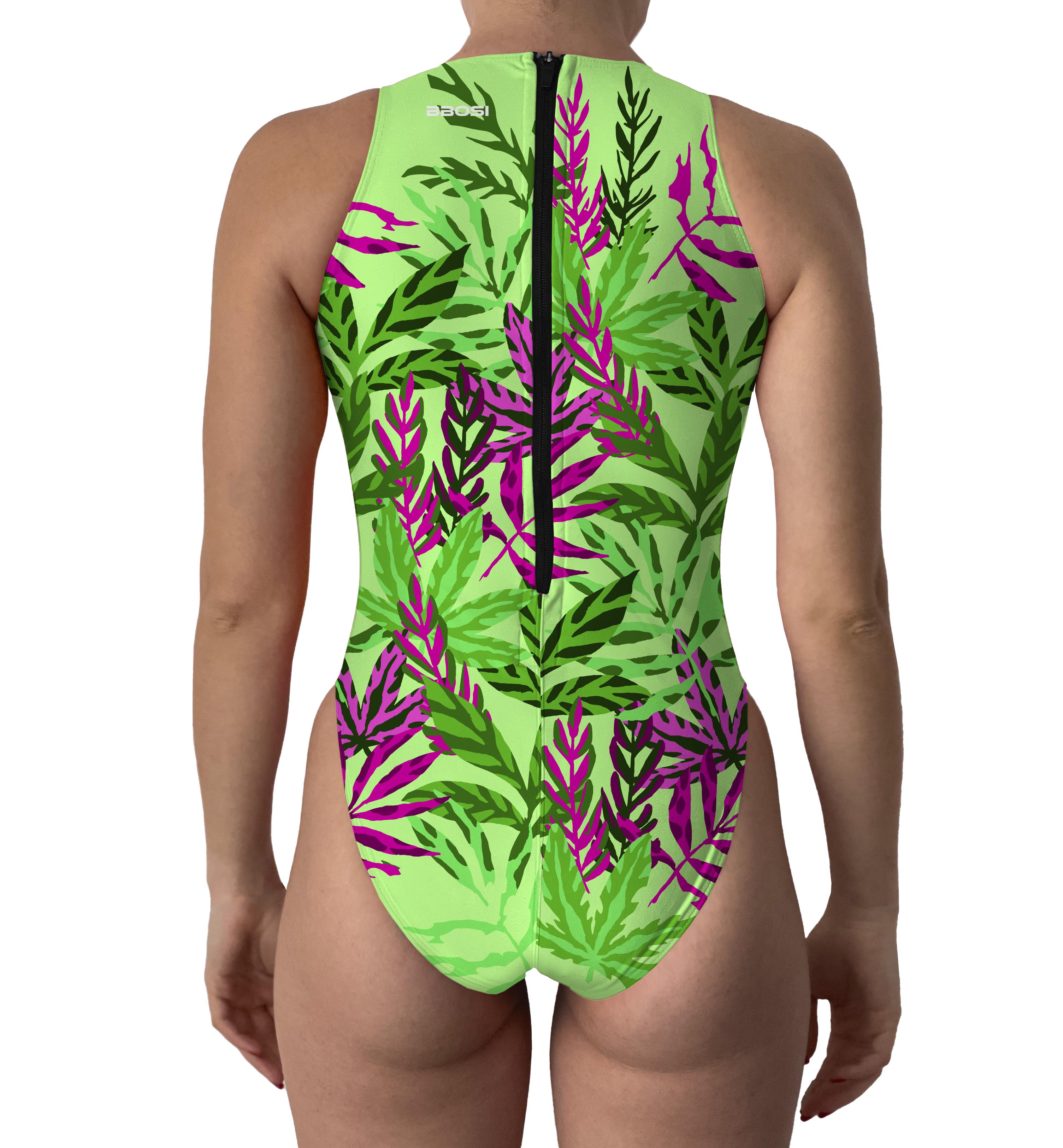 Water Polo Costume - Leaves - Bbosi