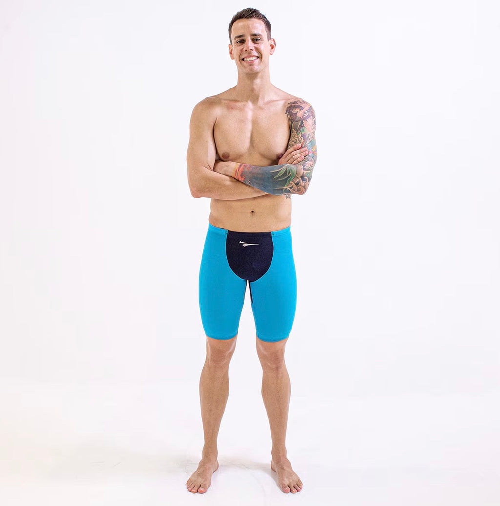 Finis - Rival Race Jammer- Elite Technical Racing Suit - Navy/ Aqua image 0