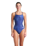 ARENA - Women's Team Energy Swimsuit Lightdrop Back - Navy image 0