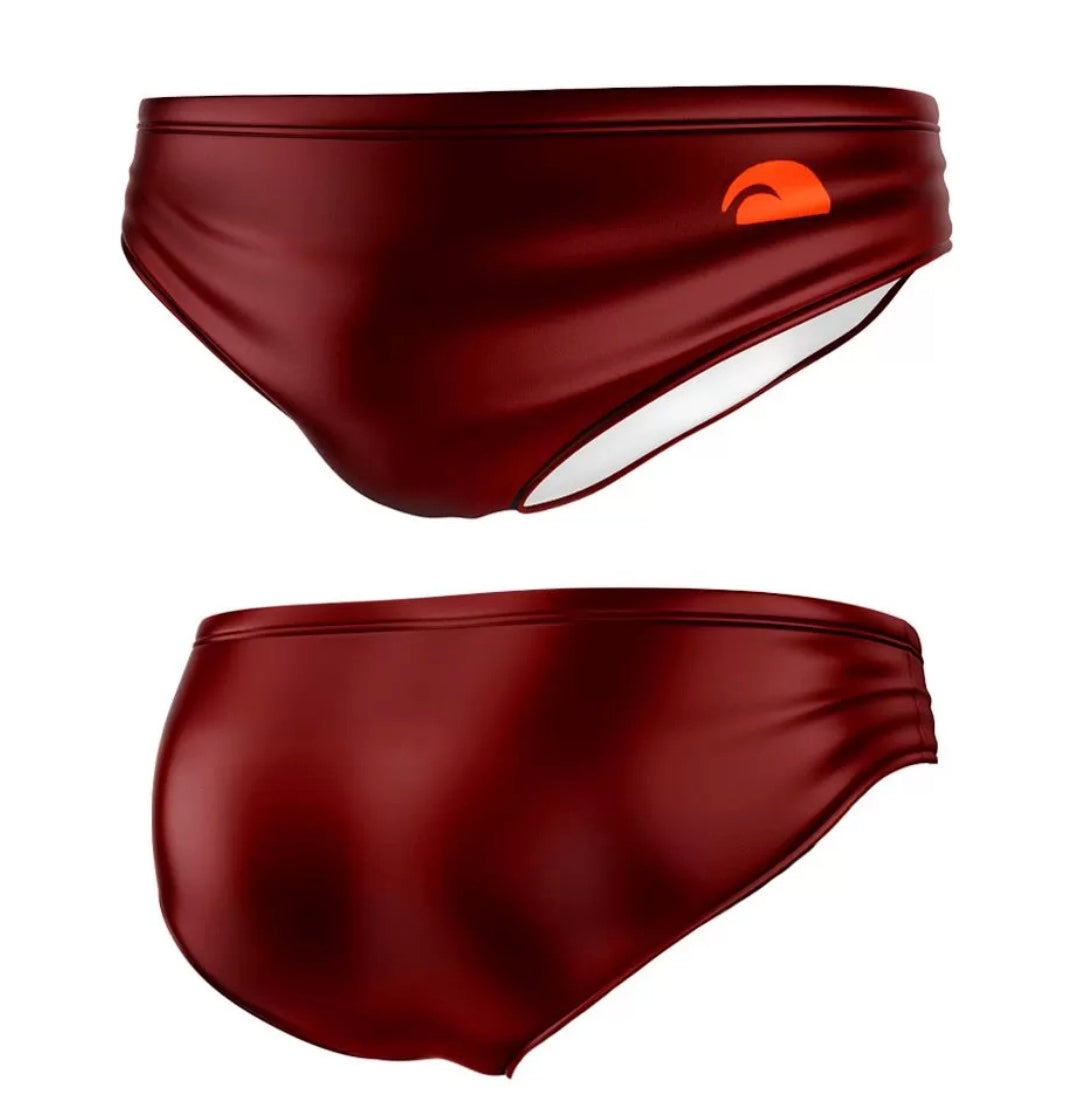 Turbo - WATER POLO Trunks - Neo - Dark Red – Wyvern Swimwear