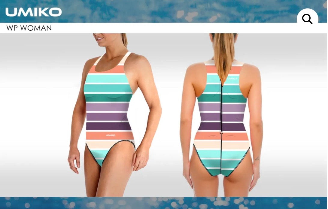 Parallels Teal/Purple Water polo costume- Umiko image 0