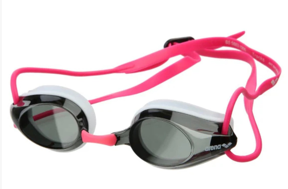 Arena - Tracks Goggles- White / Smoke / Fuchsia image 0