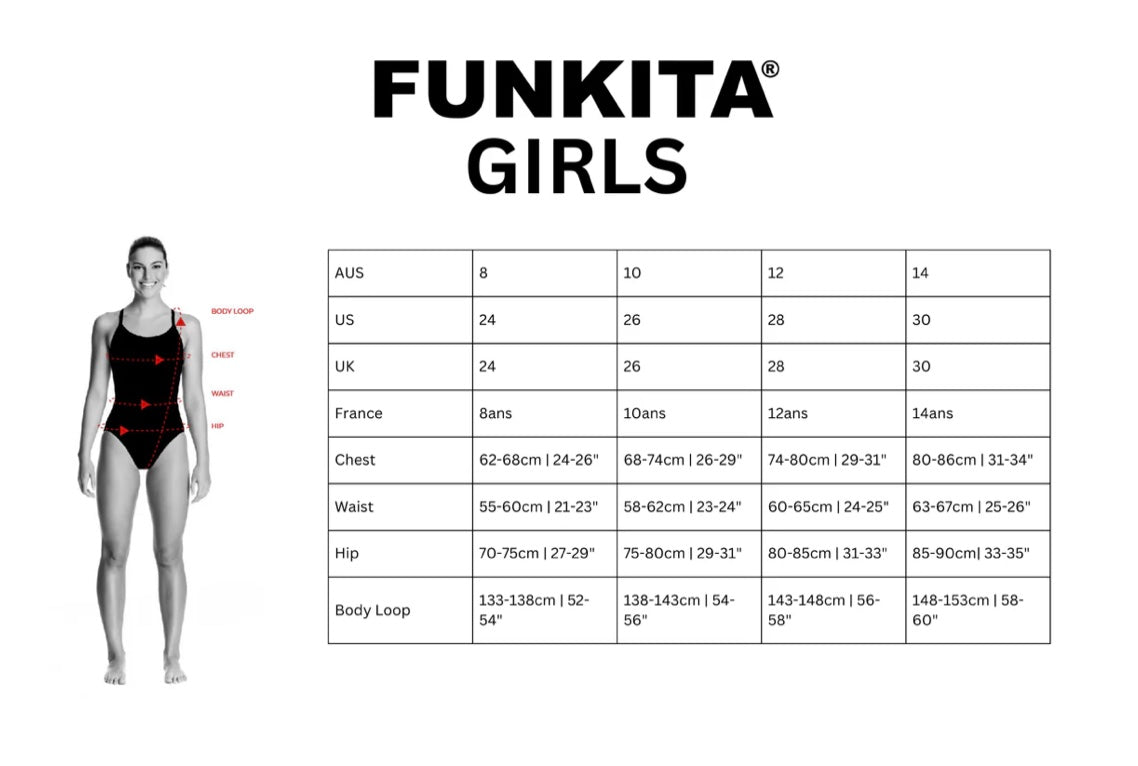 Funkita Girls single strap costume - Leaving Today image 1