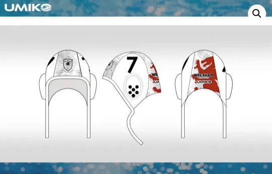Wrexham Water polo – Set of 26 Waterpolo caps image 0