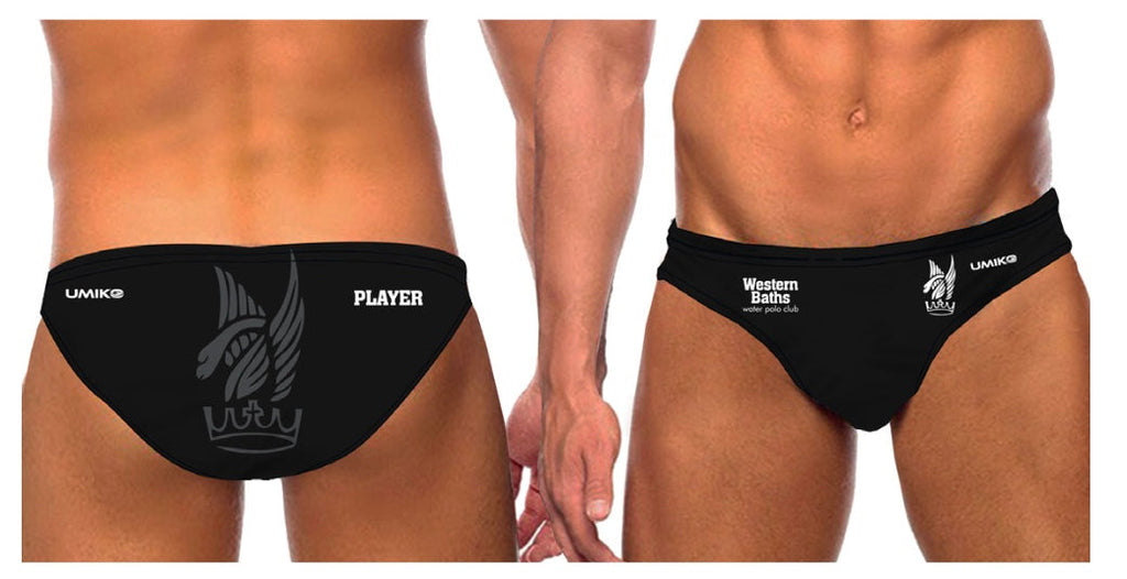Western Baths - Boy's / Men's Water Polo Trunks image 0