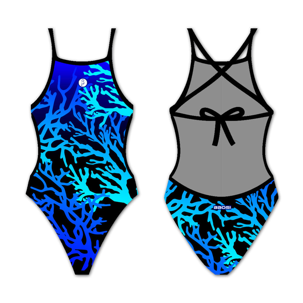 Tie Back costume - Coral Blue image 0