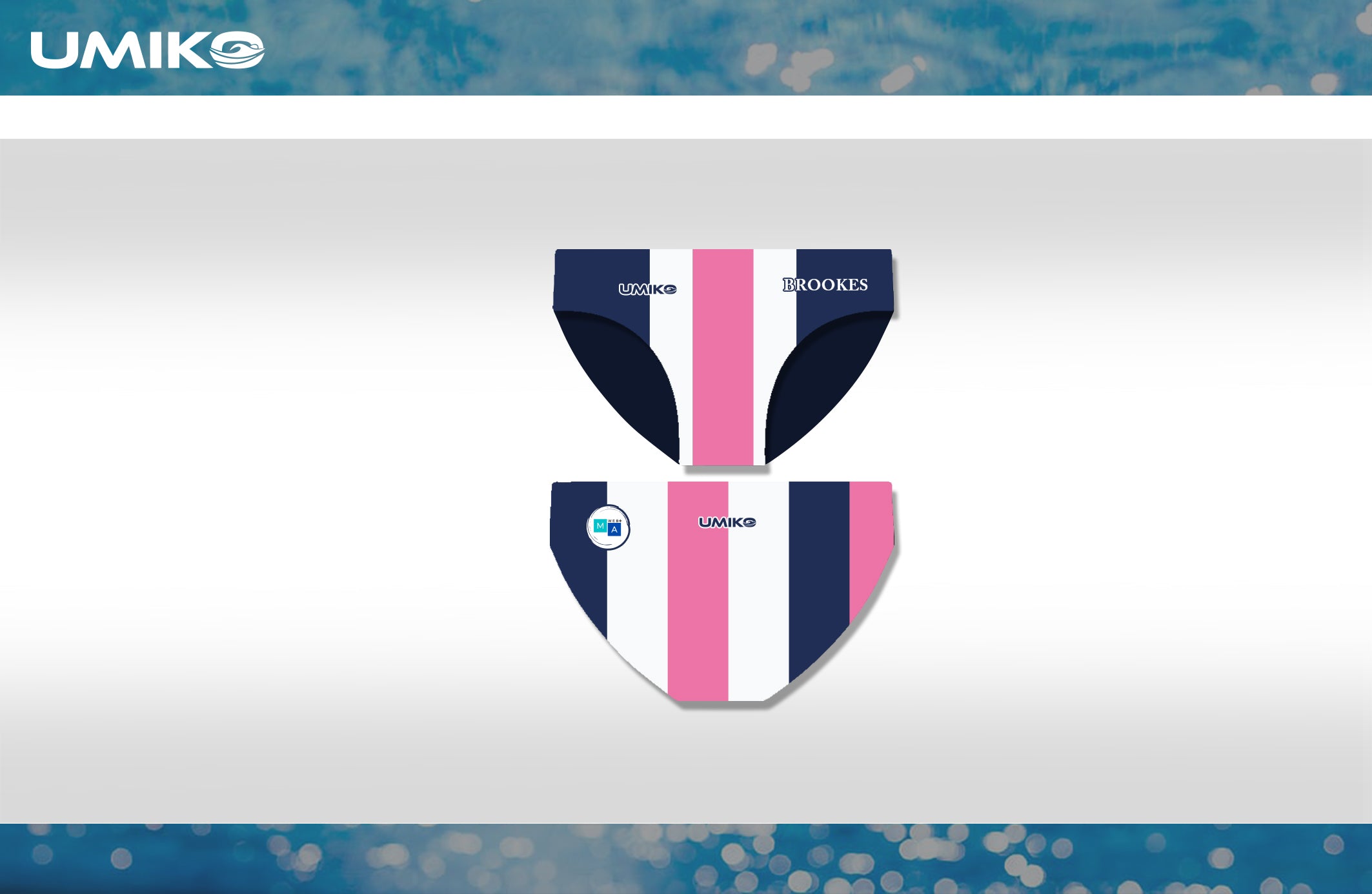 Oxford Brookes Men’s Water polo trunks – Umiko image 0