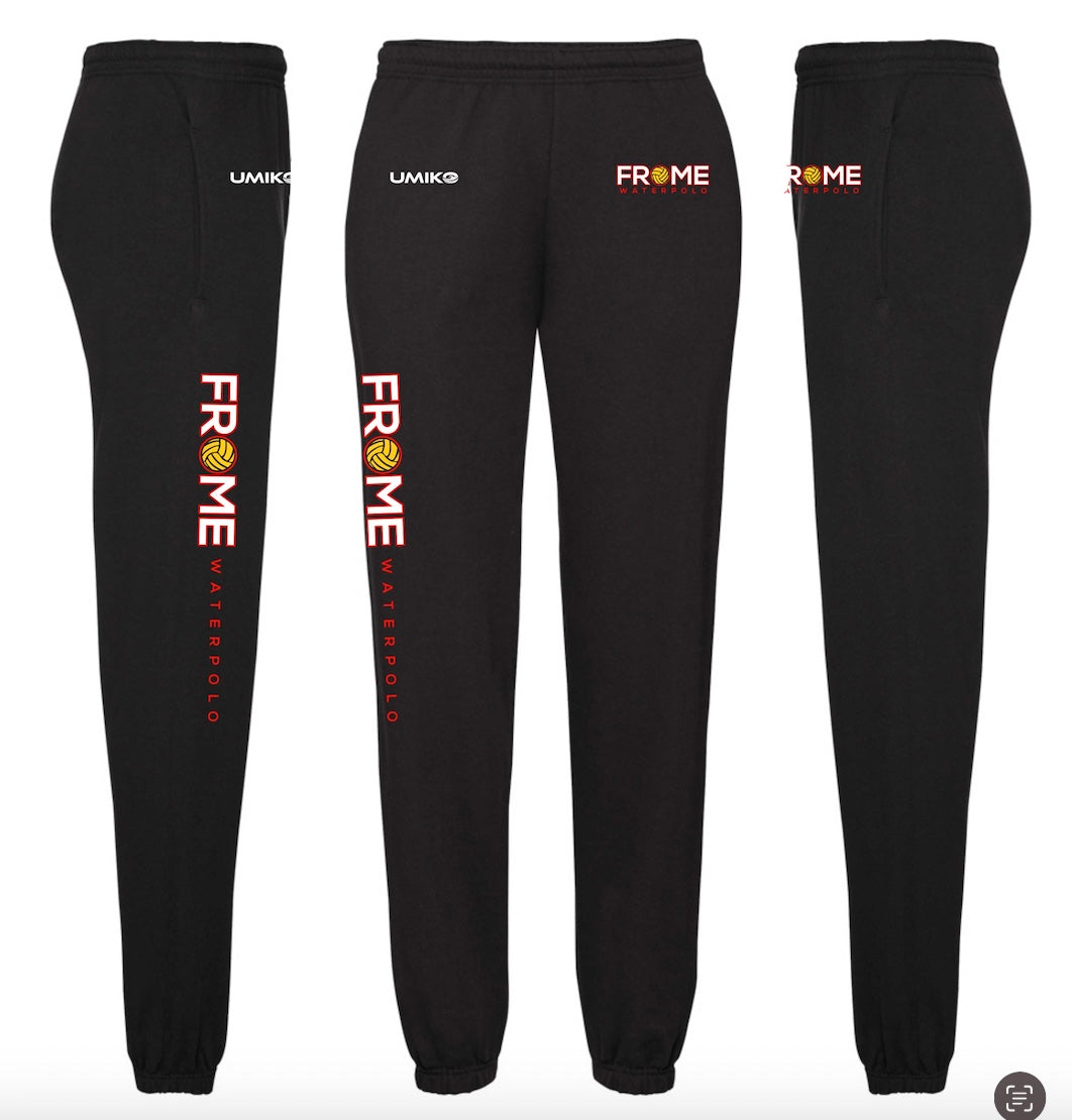 Frome Water Polo - Cotton Joggers -Black image 0