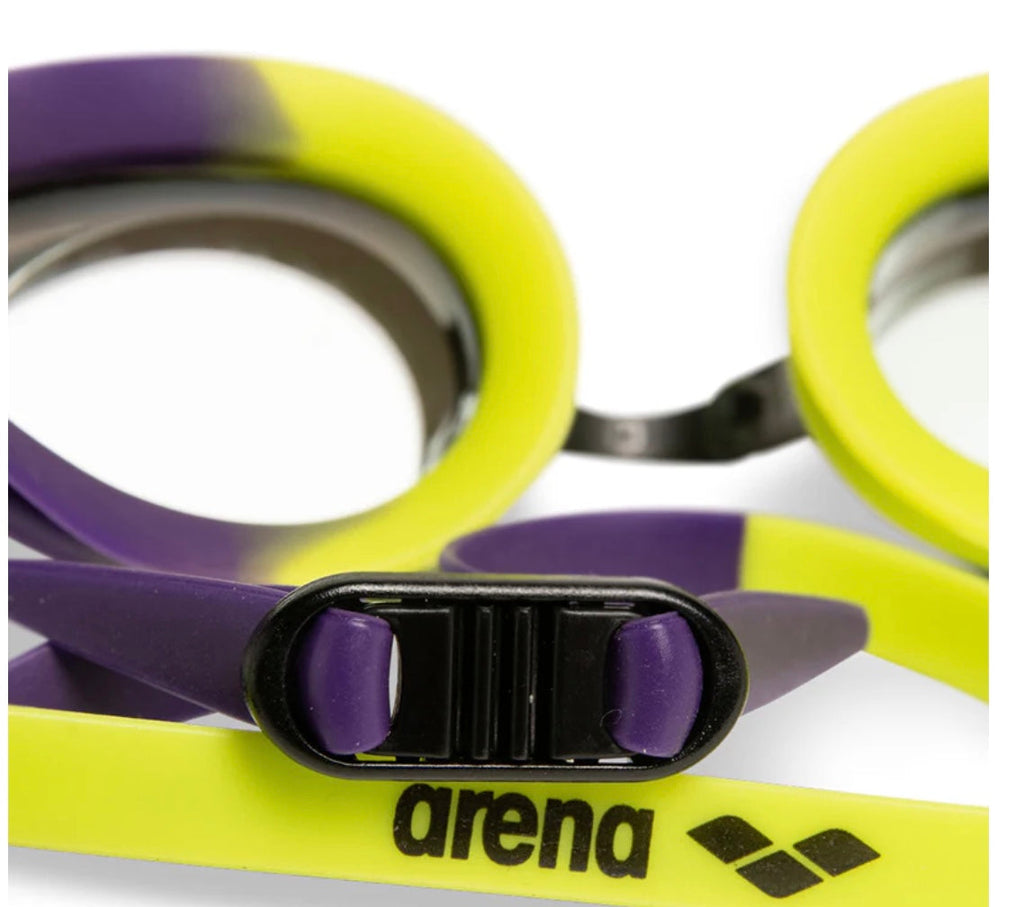Arena - Tracks Mirror Goggles - Violet/Plum/Lime image 3