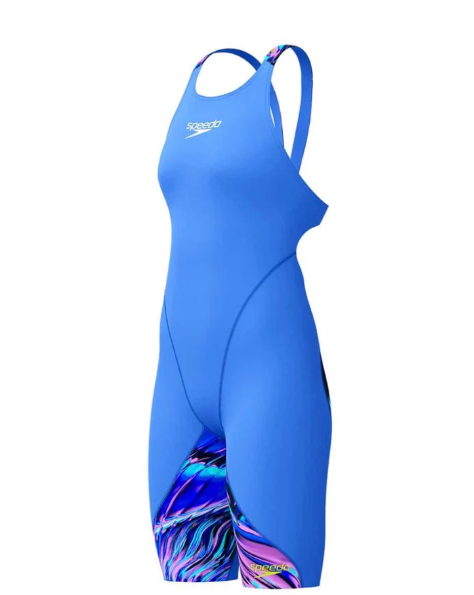 Speedo - Women's Fastskin LZR Ignite Kneeskin - Blue/Multi image 3