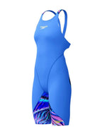 Speedo - Women's Fastskin LZR Ignite Kneeskin - Blue/Multi image 3