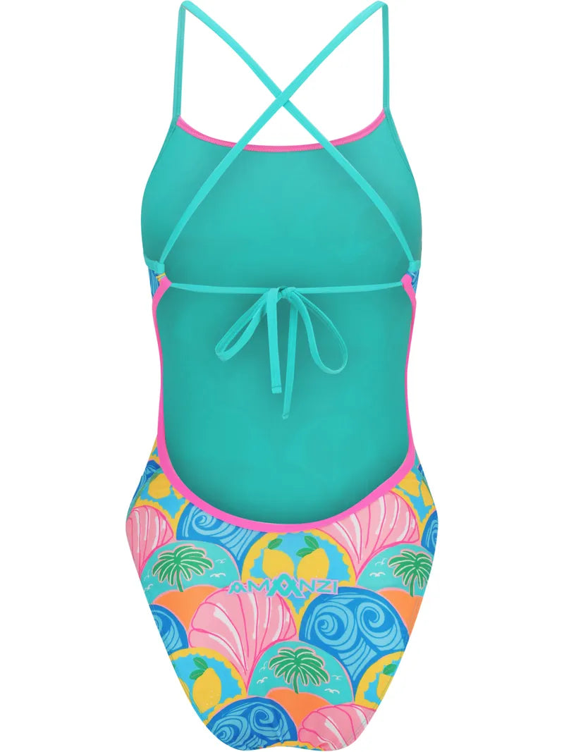 NEW Amanzi Tie Back One Piece - Citrasea