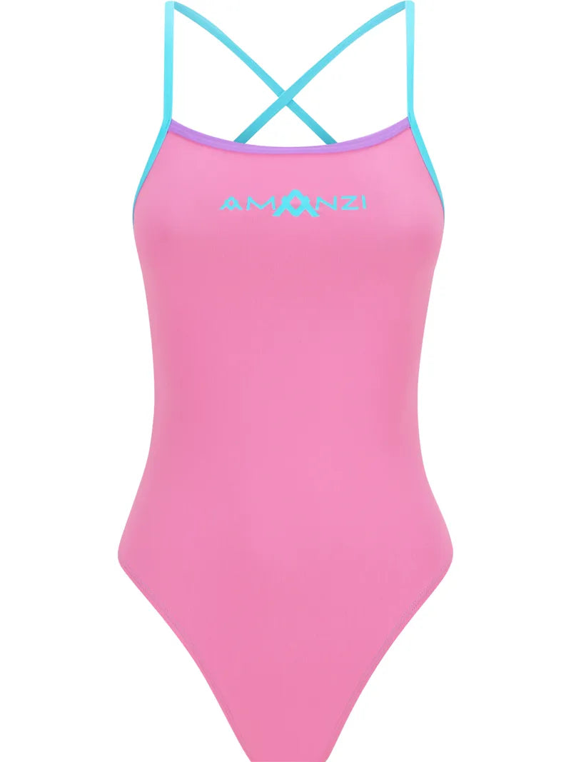Amanzi - Tie Back One Piece - Sugar Plum