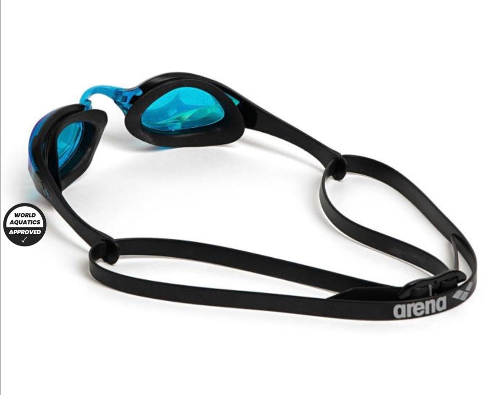 Arena - Cobra Edge Swipe Mirror Goggle - Aqua Black image 1