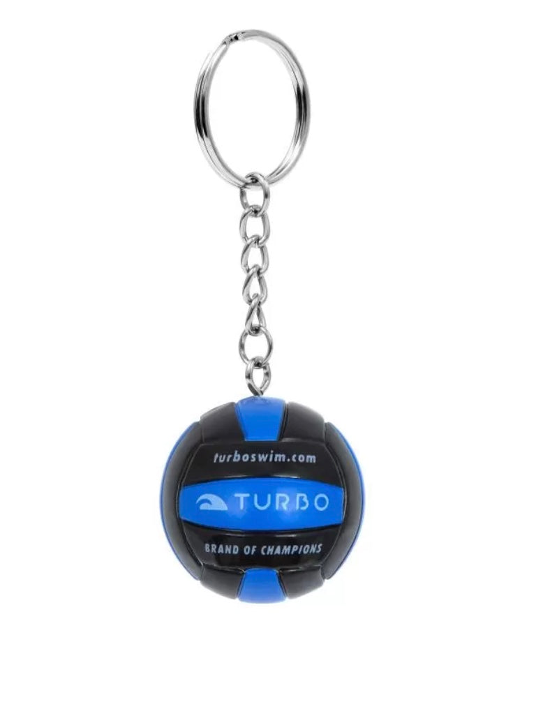 Keyring Water polo ball- Blue / Black image 0