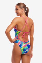 Funkita - Streaky Strokes - Ladies Tie Me Tight One Piece image 2