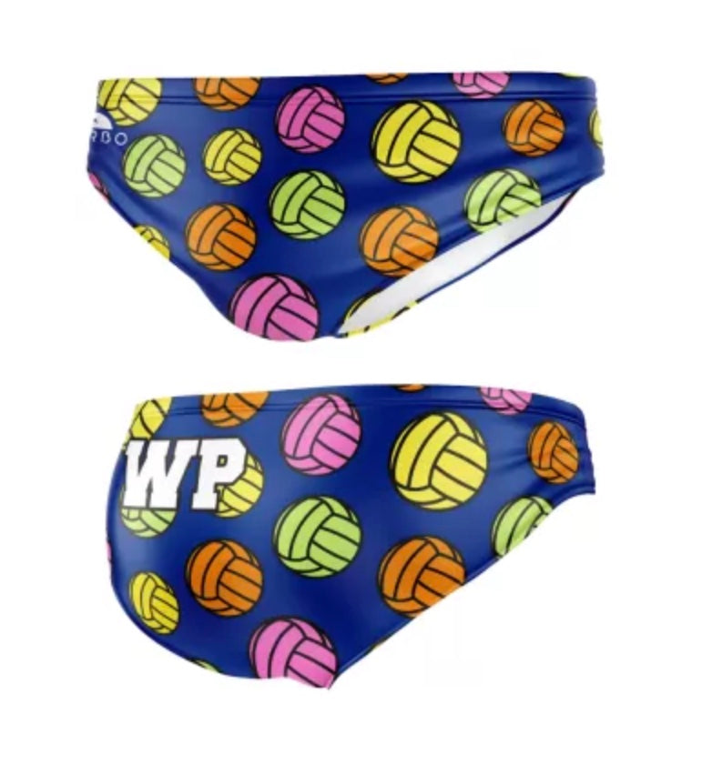 Turbo - WATERPOLO Trunks -Neon Balls image 0