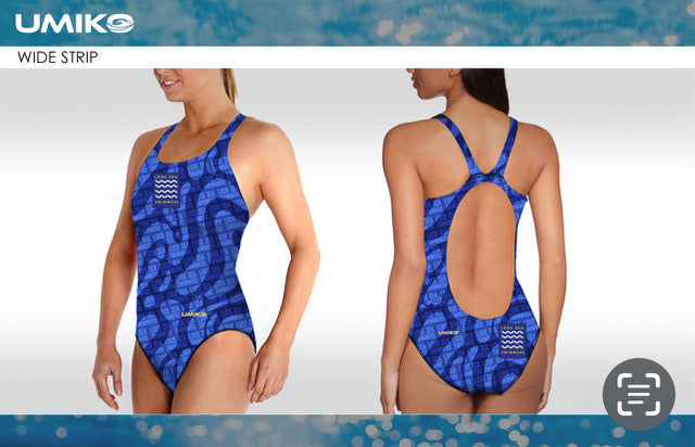 LOOE Sea Swimmers – Blue Swimming costume image 0
