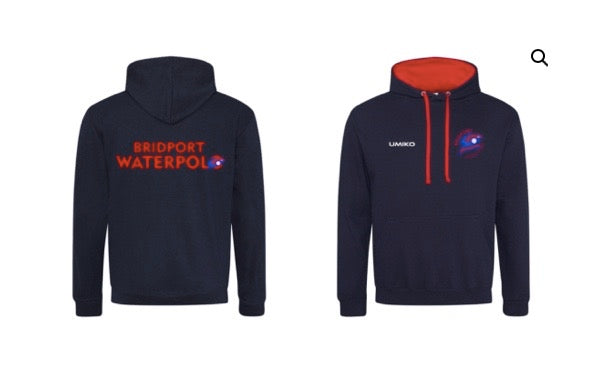 Bridport Barracuda's Water Polo Club Cotton Hoodie- Umiko image 0