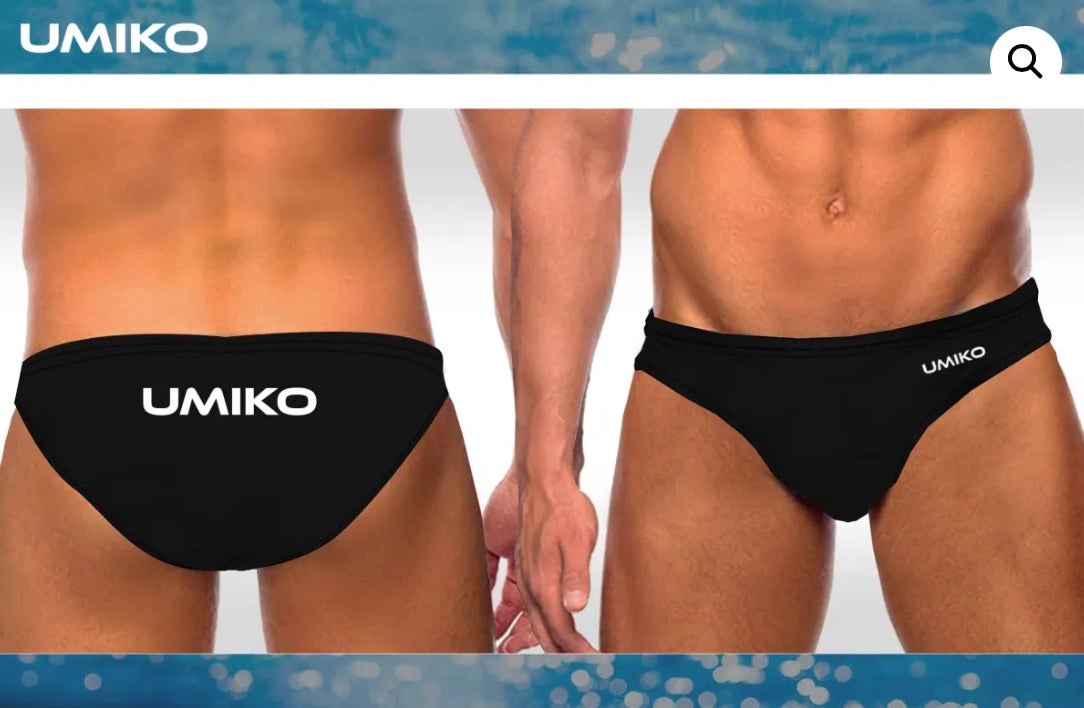 Black Water polo trunks – Umiko image 0