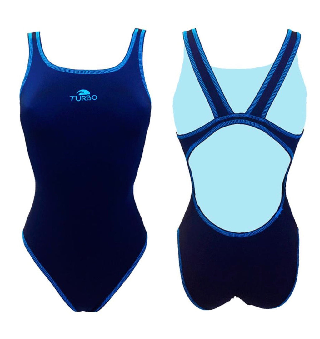 Turbo - Comfort Swimming costume - Navy image 1