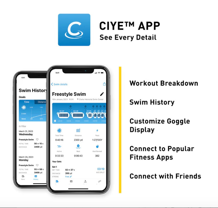 Finis - SMART GOGGLE MAX KIT - ORANGE MIRROR/BLACK image 2